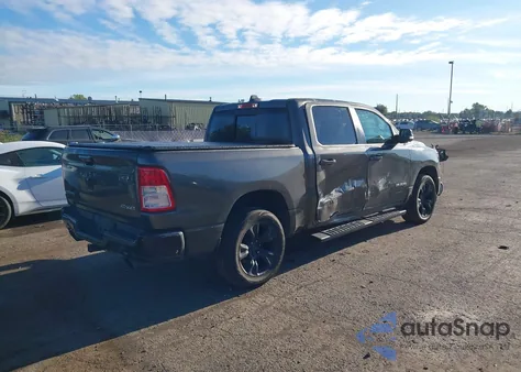 2021 Ram 1500 Big Horn 4X4 5'7 Box from USA, damaged, VIN 1C6SRFFT4MN772598